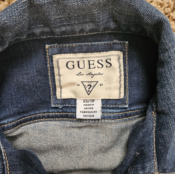 Guess Jean Jacket Girls X-Small - Picture 6 of 7